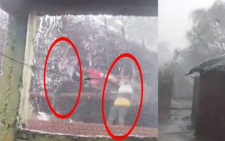 हादसा! सागर में तूफान का 'कहर', तेज आंधी में 'तिनके' की तरह उड़ गए बच्चे! Video देख दिल दहल जाएगा, फिर भी बची जान!